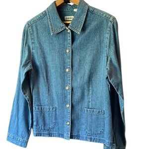 Classic Elements Blue Denim Shirt/ Jacket size small